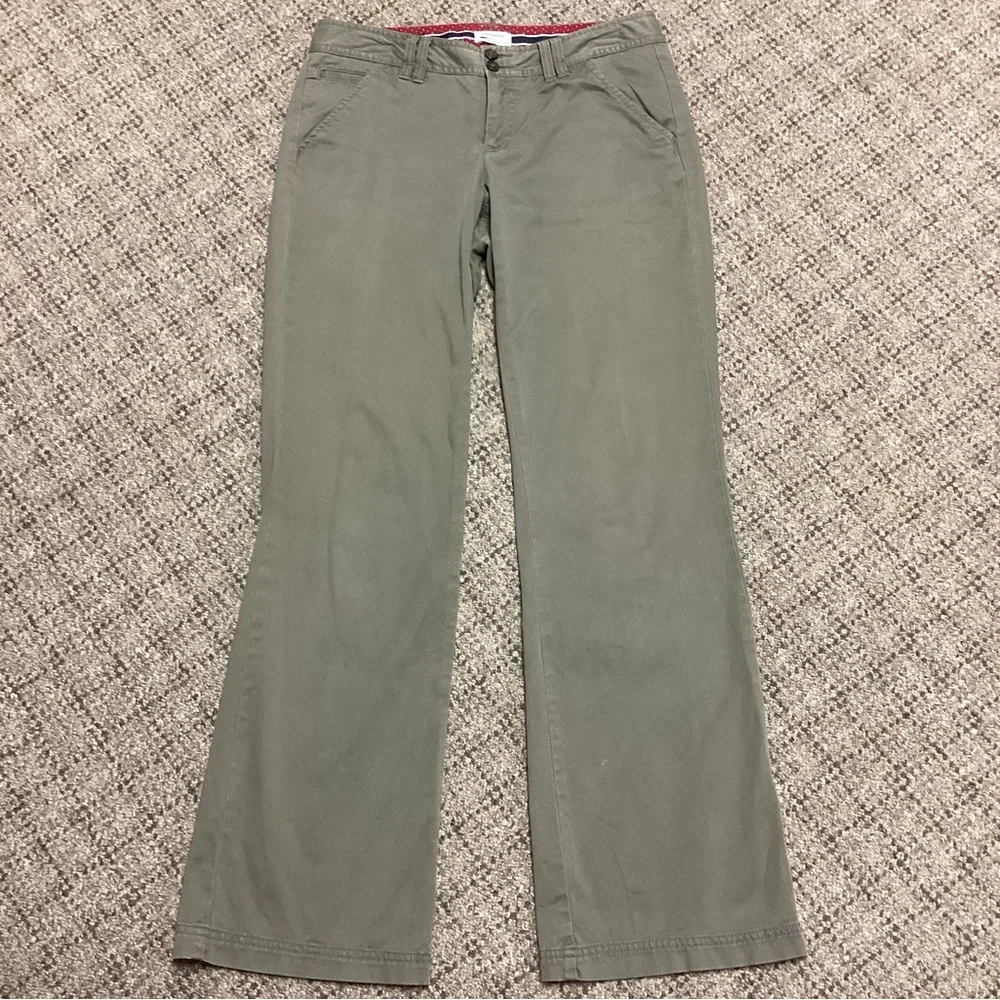 Dockers Favorite Fit Olive Army Green Twill Chino Pants * Size 4 - Picture 1 of 16